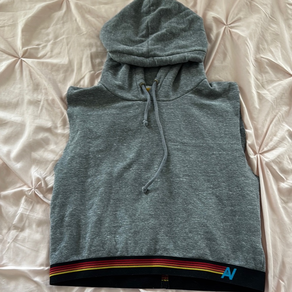 Aviator Nation Gray Athletic Sweatshirt